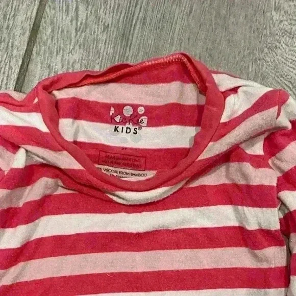Kickee 2 Piece Stripped Girl Pajamas 2T - Picture 3 of 3